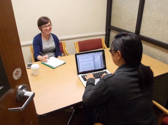 Consultants and Participants Talking about Writing
