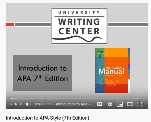 APA video